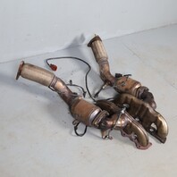 03-06 Porsche Cayenne 4.5 Front Exhaust Manifold Downpipe Set 95511302101 Used