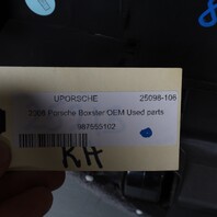 2005-2012 Porsche Boxster Cayman Left Door Panel Leatherette Grey OEM Used