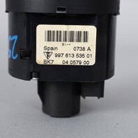 05-08 Porsche 911 Boxster Cayman Headlight Switch 99761353501 OEM Used
