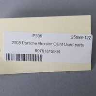 2008 Porsche Boxster Ignition Switch Key Fob 99761815904 OEM Used