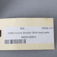2006-2012 Porsche Boxster 987 Right Sun Visor 98656160800 OEM Used