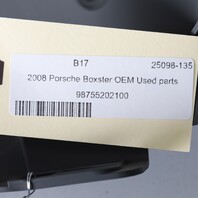 2005-2012 Porsche Boxster 987 Speedometer Cover Leatherette Grey OEM Used