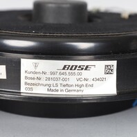 05-12 Porsche 911 Boxster Cayman Door Speaker Woofer BOSE 99764555500 OEM Used