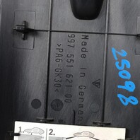 05-12 Porsche 911 Boxster Cayman Kick Panel Fuse Box Cover 99755162100 OEM Used