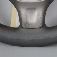 2005-2008 Porsche 911 Boxster Cayman Steering Wheel 3 Spoke Stone Grey OEM Used