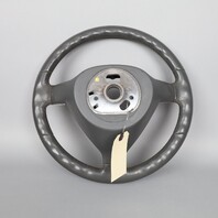 2005-2008 Porsche 911 Boxster Cayman Steering Wheel 3 Spoke Stone Grey OEM Used