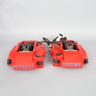 2000-2012 Porsche Boxster Cayman Rear Brake Calipers Brembo Pair Red OEM Used