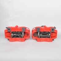 2000-2012 Porsche Boxster Cayman Rear Brake Calipers Brembo Pair Red OEM Used