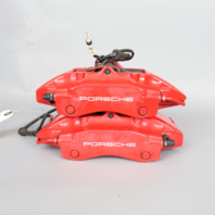 2000-2012 Porsche Boxster Cayman Rear Brake Calipers Brembo Pair Red OEM Used