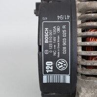 1992-1999 Volkswagen Eurovan Alternator 120 AMP 028903025R OEM Used