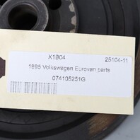 1994-1996 Volkswagen Eurovan 2.5 Crankshaft Pulley Balancer 074105251G OEM Used
