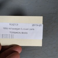1992-1999 Volkswagen Eurovan Torsion Bars Right Left Pair 701411103G OEM Used