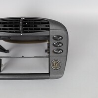 1999 Porsche 911 996 Center Dash Air Vent Bezel Grey Single Din OEM Used