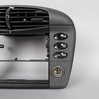 1999 Porsche 911 996 Center Dash Air Vent Bezel Grey Single Din OEM Used