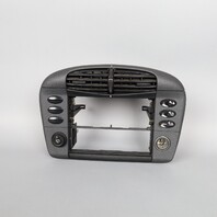 1999 Porsche 911 996 Center Dash Air Vent Bezel Grey Single Din OEM Used
