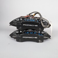 1999-2012 Porsche 911 996 Rear Brake Calipers Brembo Set Pair Black OEM Used