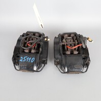 1999-2012 Porsche 911 996 Front Brake Calipers Brembo Set Pair Black OEM Used