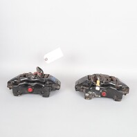 1999-2012 Porsche 911 996 Front Brake Calipers Brembo Set Pair Black OEM Used