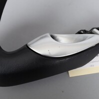 1999-2004 Porsche 911 Left Door Panel Handle Cover 99655559100 Black OEM Used