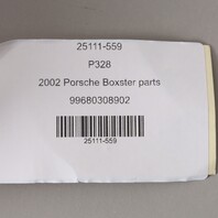 2000-2004 Porsche 911 Boxster 3 Spoke Steering Wheel Airbag Black OEM Used