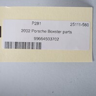1997-2004 Porsche 911 996 Boxster 986 Front Dash Speaker Left HAES Black OEM Used