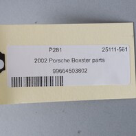1997-2004 Porsche 911 996 Boxster 986 Front Dash Speaker Right HAES Black OEM Used