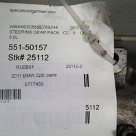 2006-2013 BMW 128i 135i 328i 335i Power Steering Gear Rack Pinion OEM Used