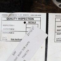 2007-2013 BMW 328i Rear Differential Carrier 3.73 Ratio 33107566179 OEM Used