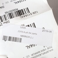 2010-2016 Audi A4 Left Side View Door Mirror 8K1857409AK OEM Used