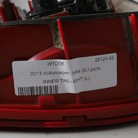 2012-2014 Volkswagen Jetta GLI Left Tail Light Lid Mounted 5C6945093B OEM Used