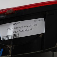 2012-2014 Volkswagen Jetta GLI Right Tail Light Lid Mounted 5C6945094B OEM Used