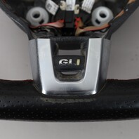 2010-2014 Volkswagen GTI Jetta GLI Steering Wheel Flat Bottom 5K0419091 OEM Used