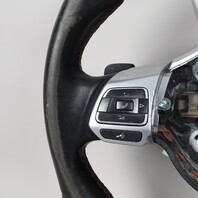 2010-2014 Volkswagen GTI Jetta GLI Steering Wheel Flat Bottom 5K0419091 OEM Used