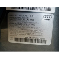 2012 Audi Q5 - OEM Used Parts - Stock # 25129