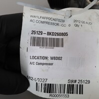 2009-2012 Audi Q5 2.0L A/C Compressor 8K0260805 OEM