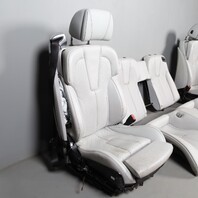 2012-2018 BMW M6 F12 Convertible Seat Set Front Rear Silverstone OEM Used NOTE