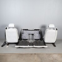 2012-2018 BMW M6 F12 Convertible Seat Set Front Rear Silverstone OEM Used NOTE