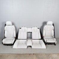 2012-2018 BMW M6 F12 Convertible Seat Set Front Rear Silverstone OEM Used NOTE