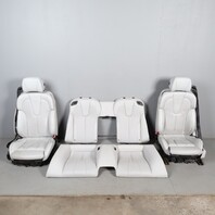 2012-2018 BMW M6 F12 Convertible Seat Set Front Rear Silverstone OEM Used NOTE
