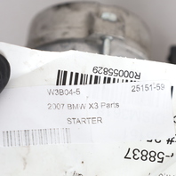 2007 BMW X3 3.0L Starter Motor 12417521116 OEM Used