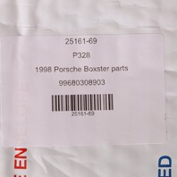 1997-2000 Porsche 911 Boxster 4 Spoke Steering Wheel Airbag Black OEM Used