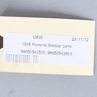 1997-2004 Porsche Boxster 986 Rear Bumper Guard Pair Right Left OEM Used