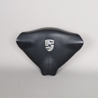 2000-2004 Porsche 911 Boxster 3 Spoke Steering Wheel Airbag Black OEM Used