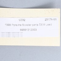1997‑2002 Porsche Boxster Emergency Hazard Switch Gloss 98661312000 OEM Used