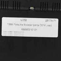 1999-2001 Porsche 911 Boxster Climate Temperature Control 99665310101 OEM Used