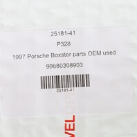 1997-2000 Porsche 911 Boxster 4 Spoke Steering Wheel Airbag Black OEM Used