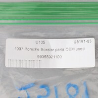 Porsche 911 Boxster Cayenne Hood Emblem Crest Badge 99355921100 OEM Used