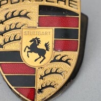 Porsche 911 Boxster Cayenne Hood Emblem Crest Badge 99355921100 OEM Used