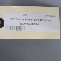 1997-2004 Porsche Boxster Left Seat Switch Standard OEM Used