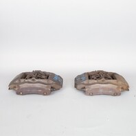 1997-2012 Porsche Boxster Cayman 986 987 Front Brake Calipers Brembo Set Black OEM Used
